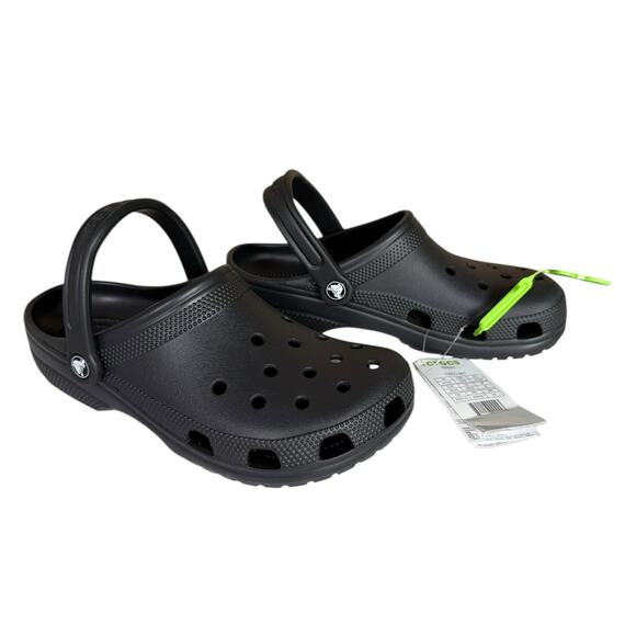 CROCS Shoes - NWT Crocs Slip on Sandals Black 7Mens 9 Women's